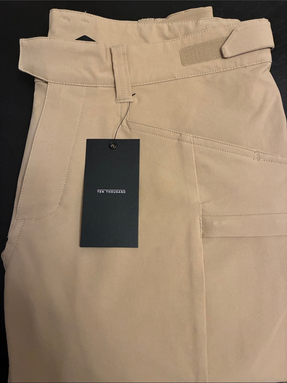 Ten Thousand Men’s Tan Chinos with Utility Styling